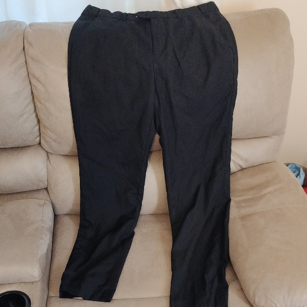 Elegant Charcoal Men's Dress Pants